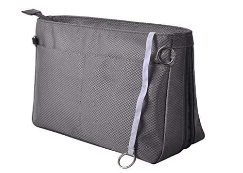 Vercord Expandable X-Large Handbag Purse Organizer Insert Liner Shaper - Dark Grey thumbnail 1