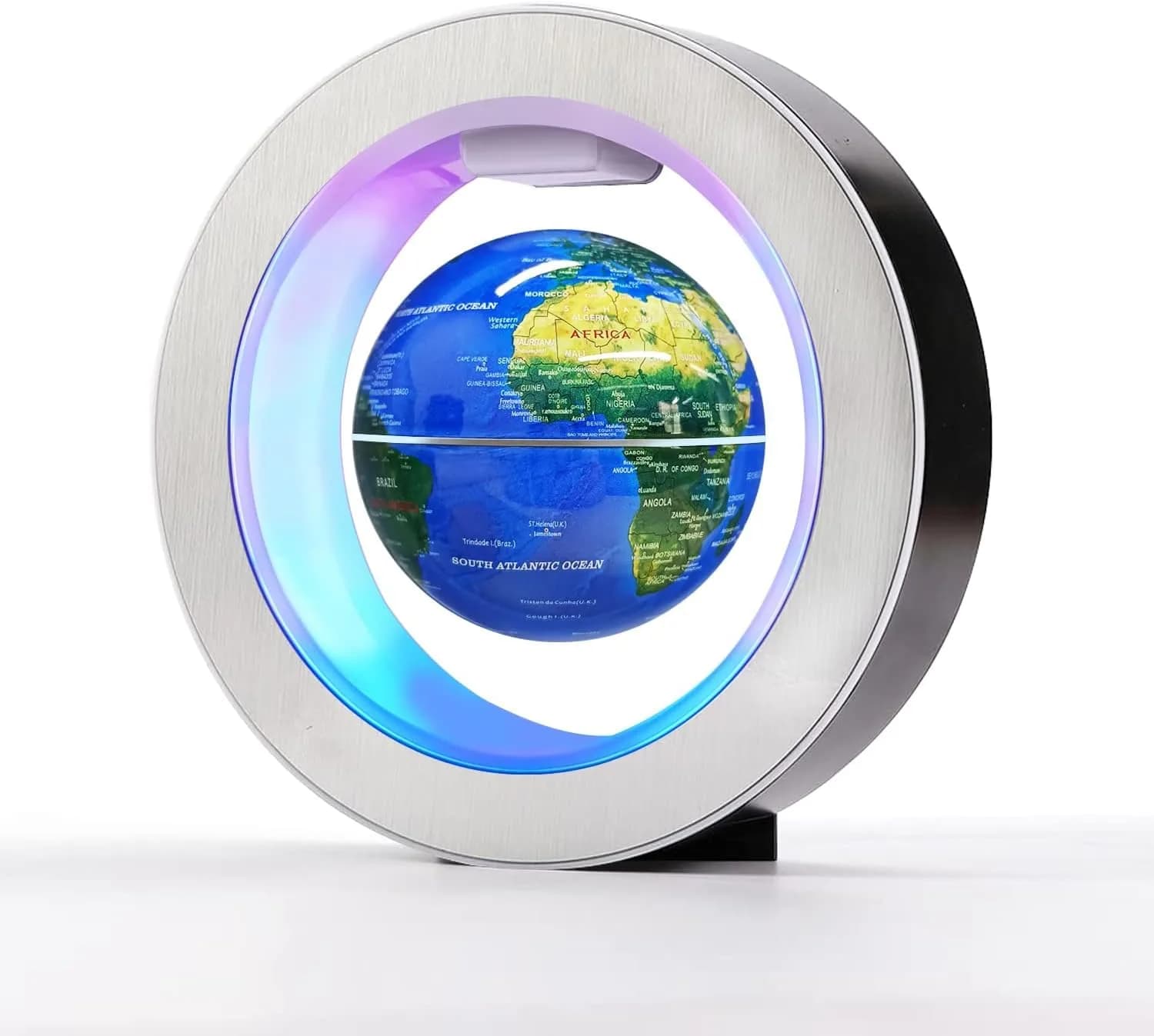 Flagest Magnetic Levitation Floating Globe with LED Lights 4 Inches (10.16 cm) | Educational Desk Decor