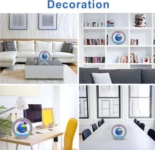 Flagest Magnetic Levitation Floating Globe with LED Lights 4 Inches (10.16 cm) | Educational Desk Decor thumbnail 5