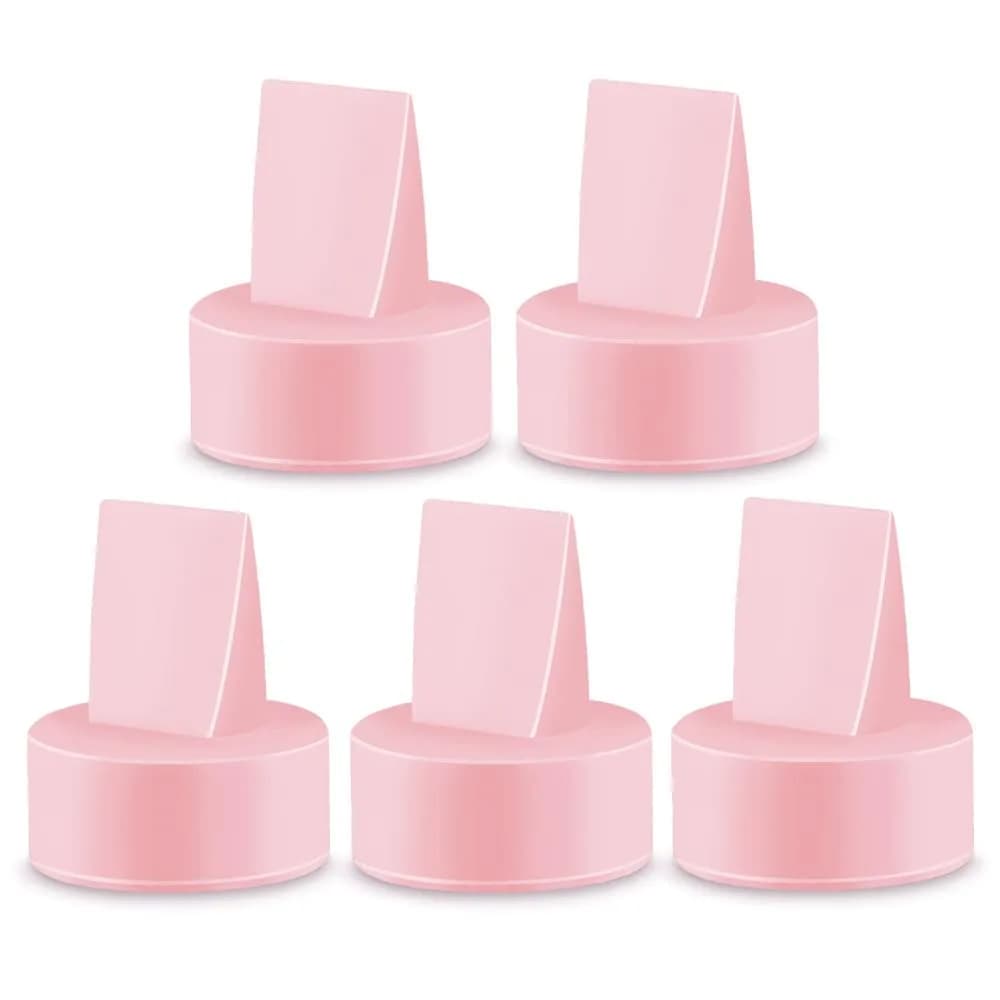 Maymom Duckbill Valves for Spectra S1 S2 9 Plus 5ct (Pink) | BPA-Free Silicone Replacement Parts — 5 Valves Pink