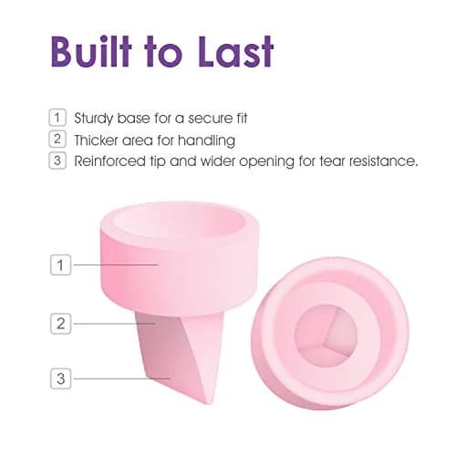 Maymom Duckbill Valves for Spectra S1 S2 9 Plus 5ct (Pink) | BPA-Free Silicone Replacement Parts thumbnail 4