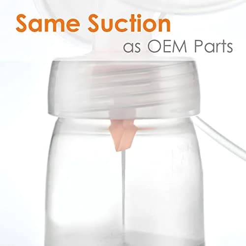 Maymom Duckbill Valves for Spectra S1 S2 9 Plus Dew 350 Orange 5ct | BPA-Free Replacement Parts for Breast Pumps thumbnail 5