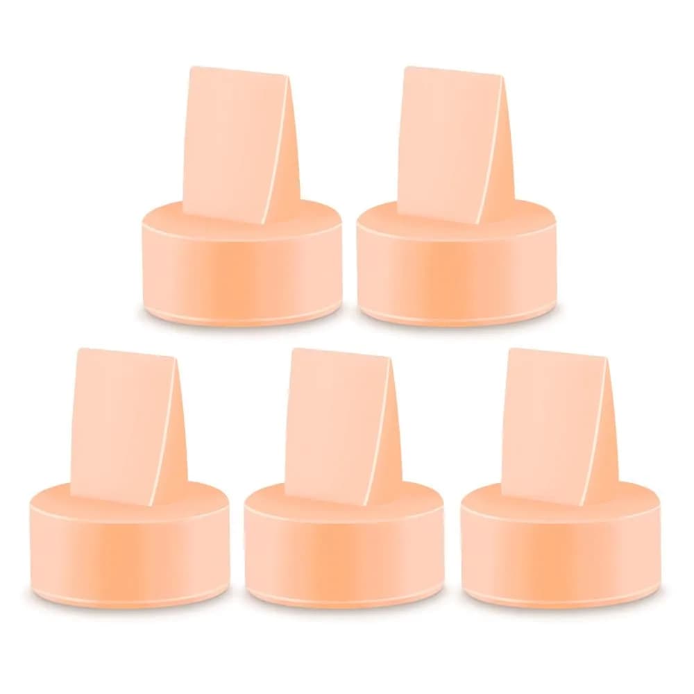 Maymom Duckbill Valves for Spectra S1 S2 9 Plus Dew 350 Orange 5ct | BPA-Free Replacement Parts for Breast Pumps - main product image