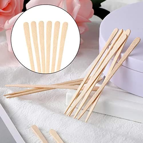 JANYUN 200 Pcs Eyebrow Wax Sticks Applicator 89mm (3.5 inch) | Precise Hair Removal for Face & Bikini thumbnail 4