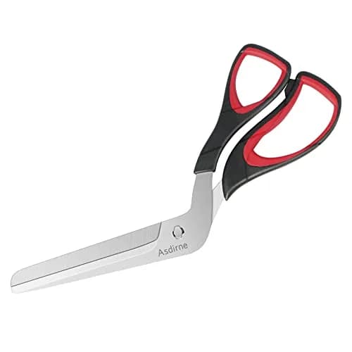Asdirne Pizza Scissors 10.3Inch | Ultra Sharp Detachable Blade, Ergonomic Soft Grip, Food-Grade Stainless Steel thumbnail 1