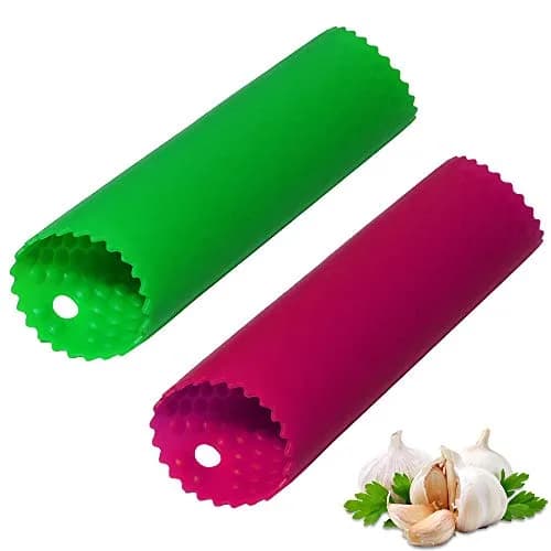 Sinnsally Silicone Garlic Peeler Roller Keeper | 25g (0.88 oz) | Easy Quick Garlic Peeling Kitchen Tool thumbnail 1