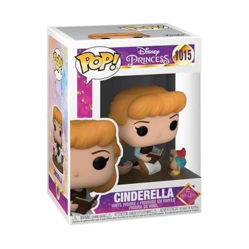 Funko POP! Disney: Ultimate Princess - Cinderella Vinyl Figurine 9.5cm | Collectible Pop Culture Item thumbnail 1