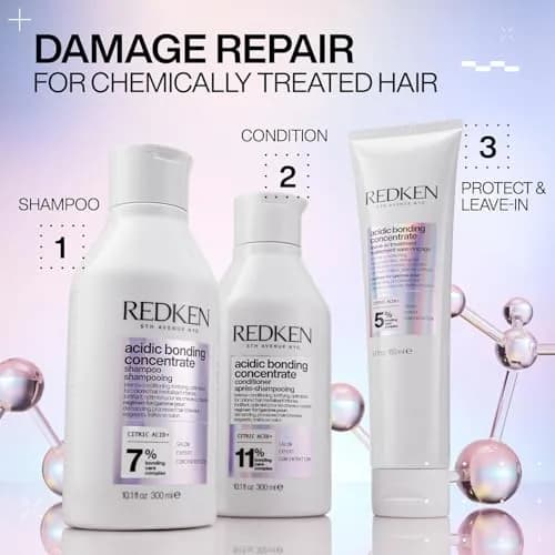 Redken Acidic Bonding Concentrate Shampoo – For Damaged Hair, 50ml (1.7 Fl Oz) | Repairs Weakened Bonds thumbnail 9