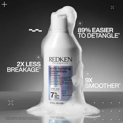Redken Acidic Bonding Concentrate Shampoo – For Damaged Hair, 50ml (1.7 Fl Oz) | Repairs Weakened Bonds thumbnail 3