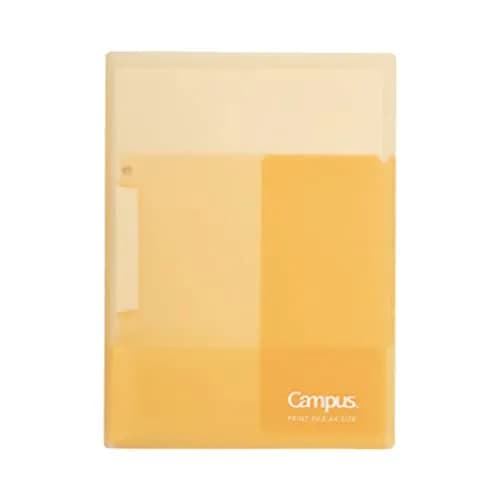 KOKUYO Portfolio Folder with Pockets & Clip, Yellow, 31cm x 23cm (12.2" x 9.1") | Fits US Letter & A4 thumbnail 1