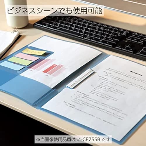 KOKUYO Portfolio Folder with Pockets & Clip, Yellow, 31cm x 23cm (12.2" x 9.1") | Fits US Letter & A4 thumbnail 8