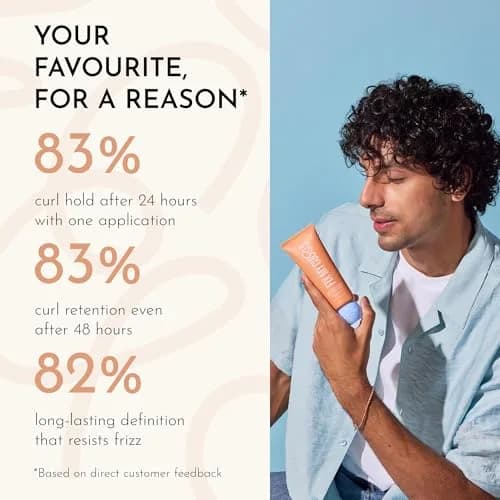 FIX MY CURLS Curl Quenching Flax Seed Gelly For Curly And Wavy Hair, 210ml (7.05 Fl Oz) | Vegan, Cruelty-Free, Protein-Free Styling Gel thumbnail 5