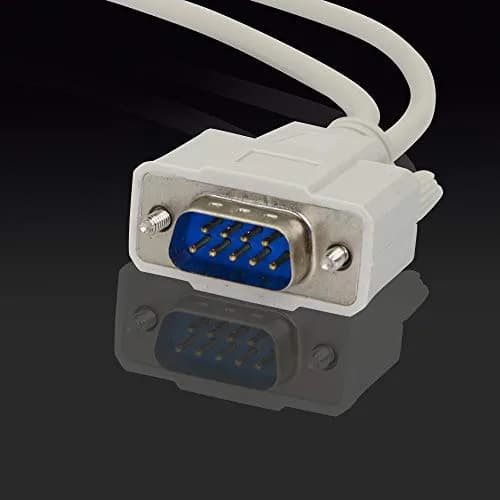 PNGKNYOCN 30cm DB9 Y Splitter Cable DB9 9 Pin 1 Male to 2 Female Rs232 Serial Adapter thumbnail 4