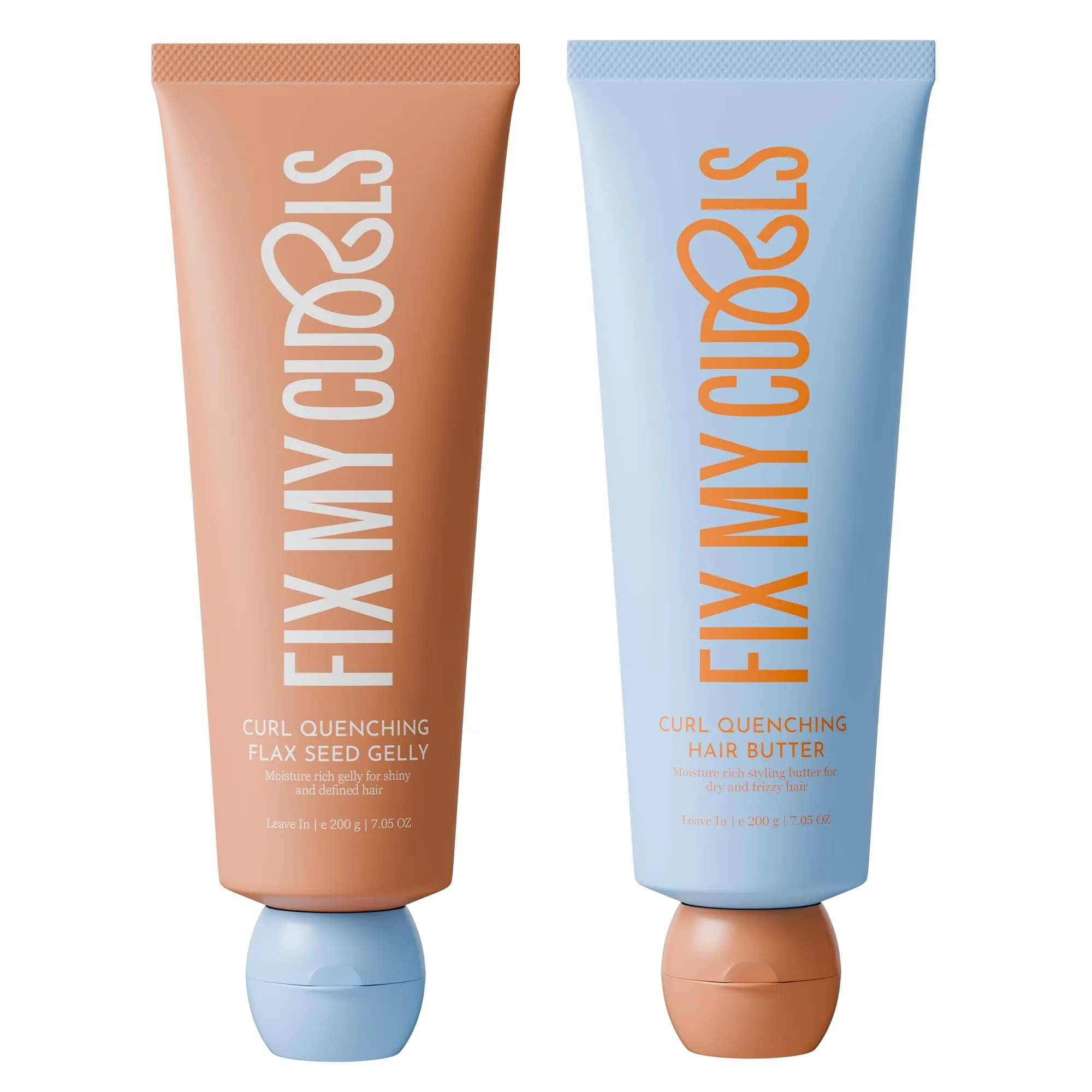 Fix My Curls Curl Quenching Moisture Styling Duo 410ml (14.1 Fl Oz) | Vegan, Toxin-Free Curl Activator for Wavy, Dry, Frizzy Hair - main product image