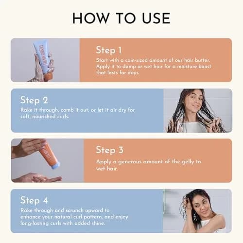 Fix My Curls Curl Quenching Moisture Styling Duo 410ml (14.1 Fl Oz) | Vegan, Toxin-Free Curl Activator for Wavy, Dry, Frizzy Hair thumbnail 6