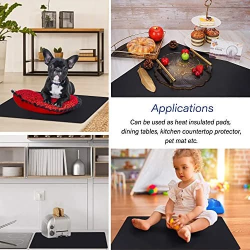 Gartful Oversize Silicone Mat 70cm x 50cm (27.6" x 19.7") | Protects Surfaces from Crafts & Heat thumbnail 6