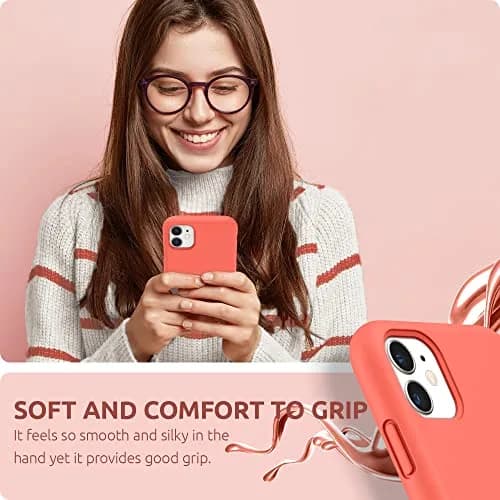 SURPHY Compatible with iPhone 11 Case 6.1 inch | Thickening Liquid Silicone with Microfiber Lining thumbnail 6