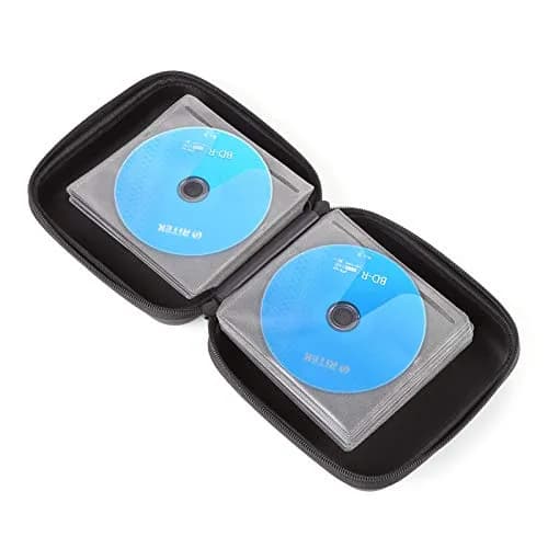 alavisxf xx CD Case, 48 Capacity Protective Zipper Disc Wallet for Car | Compact, Durable & Portable thumbnail 5