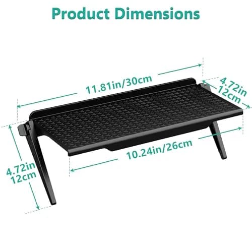 WALI Universal Soundbar Mount, 2 Pack TV Top Shelf 30cm (12 inch) | No Drilling, Holds Up to 6kg thumbnail 5
