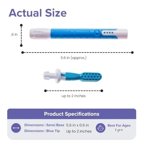 TalkTools Sensi Sensory Therapy Tool Ocean Blue | Speech & Feeding Aid for Autism, ADHD thumbnail 4