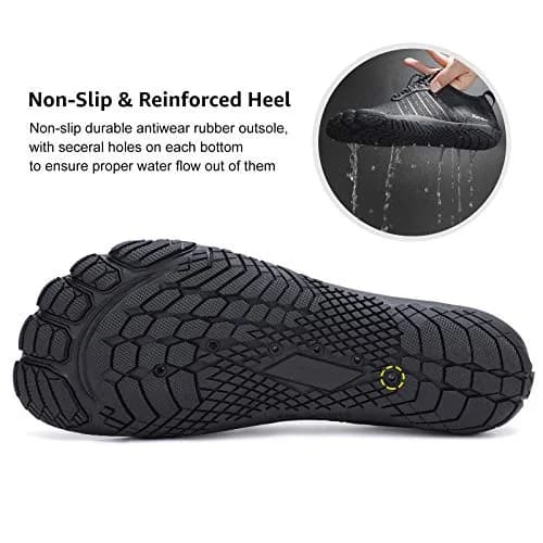 Racqua Water Shoes Men Women 14W/13M | Barefoot Feel, Quick Dry, Non-Slip (110 characters) thumbnail 5
