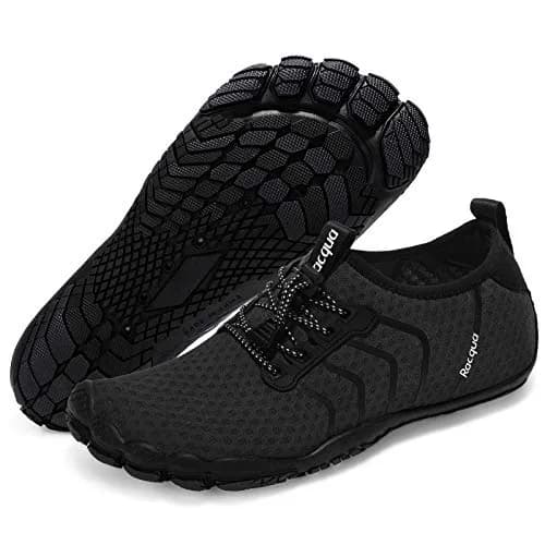 Racqua Water Shoes Quick Dry Barefoot Shoes for Men Women Black 15W/14M | Ultra-Grip, Lightweight, Water-Flowing Design thumbnail 1