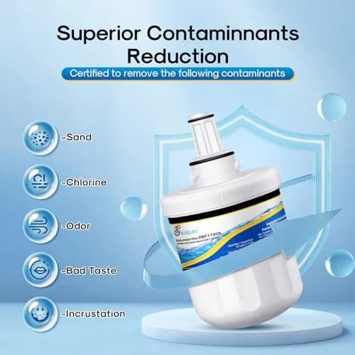EXCELPURE DA29-00003G Refrigerator Water Filter 3 Pack | NSF Certified, 99.99% Sediment & Turbidity Removal, Compatible with Samsung thumbnail 5