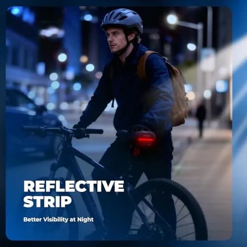 ROCKBROS Bike Seat Cushion Wide Waterproof Soft Bicycle Saddle 26cm x 22cm | Dual Shock Absorbing Comfort thumbnail 4