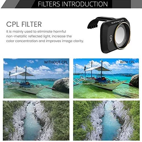 GLOBACT Len Filter for DJI Mini 4K/2/Mavic/SE/2 SE CPL UV ND4 ND8 ND16 ND32 | Camera Lens Filter Set for DJI Drones thumbnail 2