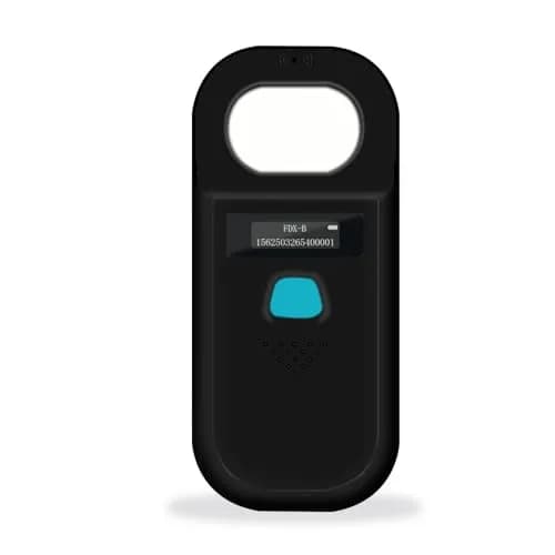 Smoostart Pet Microchip Scanner Black | ISO11784/ISO11785/FDX-B/ID64/EMID Reader with Data Storage & OLED Display thumbnail 1