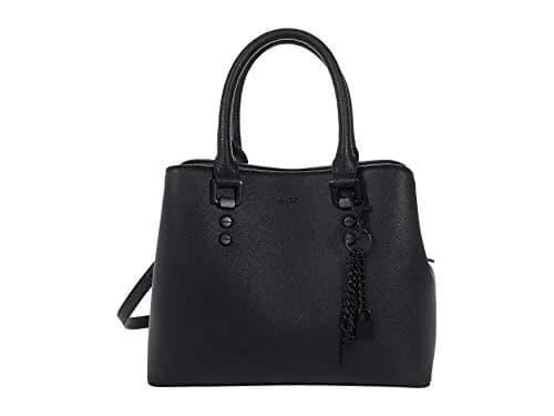 ALDO Legoirii Tote Bag Black Medium | Stylish Faux Leather Handbag with Detachable Strap thumbnail 1