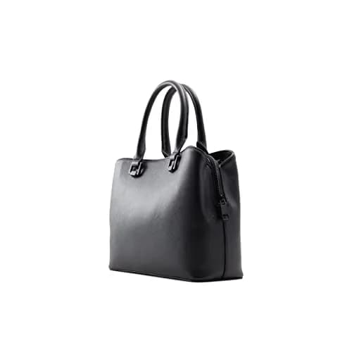 ALDO Legoirii Tote Bag Black Medium | Stylish Faux Leather Handbag with Detachable Strap thumbnail 4