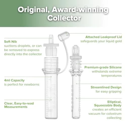 haakaa Colostrum Collector Kit 4ml 6 Count | Award-Winning Original Design thumbnail 4