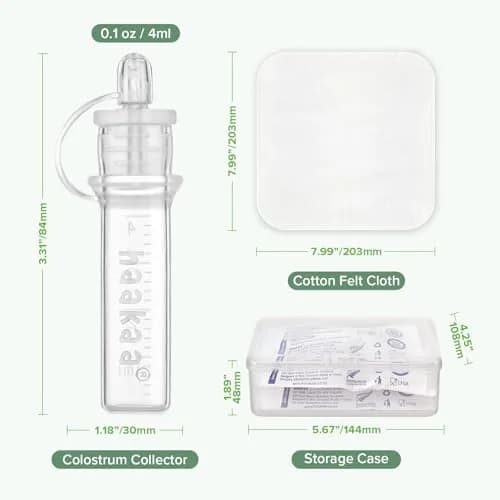 haakaa Colostrum Collector Kit 4ml 6 Count | Award-Winning Original Design thumbnail 8