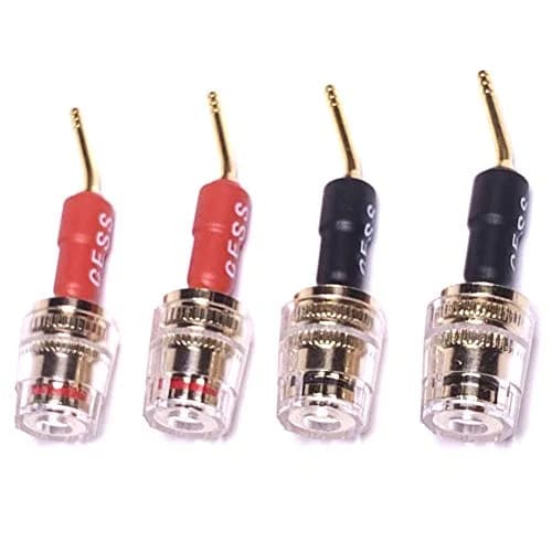 CNCESS Pin Banana Plug to 4mm Female Banana Jack (Screw-Type to 4mm) | Secure Speaker Wire Connection thumbnail 4