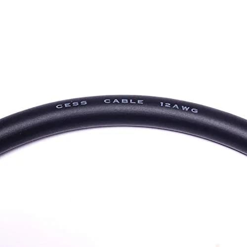 CNCESS Low Noise 12 Gauge Premium RCA Audio Cable 0.3m (1 Foot) | Shielded for EMI/RFI Protection thumbnail 6
