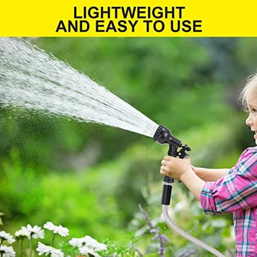 FOXEASE Stainless Steel Garden Hose 75 ft | Heavy Duty, Kink & Tangle Free, Dog Proof thumbnail 8