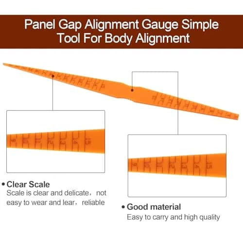 PAGOW 2 Pack Plastic Taper Gauge Measuring Tool, Panel Gap Alignment Gauge 2.89 cm (1.14 in) | Automotive Precision Tool thumbnail 3