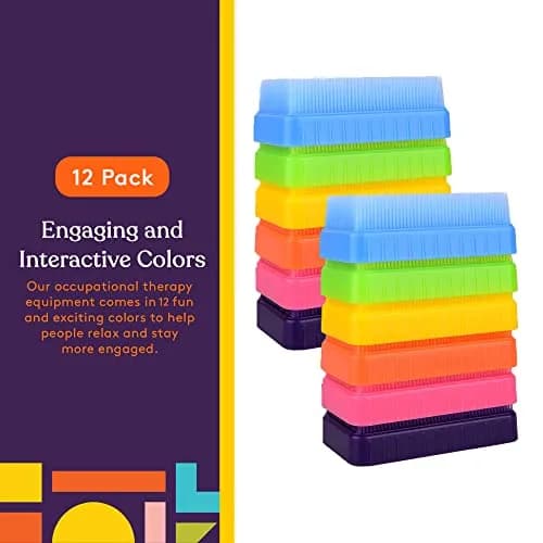 Special Supplies Sensory Therapy Brushes (12-Pack, Colored) | Soft Flexible Bristles for Kids & Adults thumbnail 7