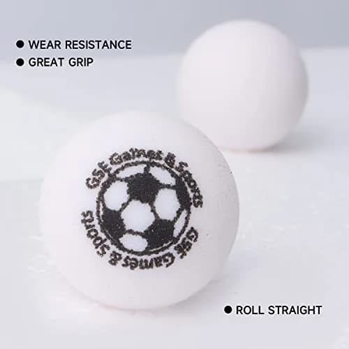 GSE Games & Sports Expert Foosball Replacement Balls, 35mm (1.38"), White, 3-Pack | Premium Urethane for Tournament & Home Use thumbnail 4