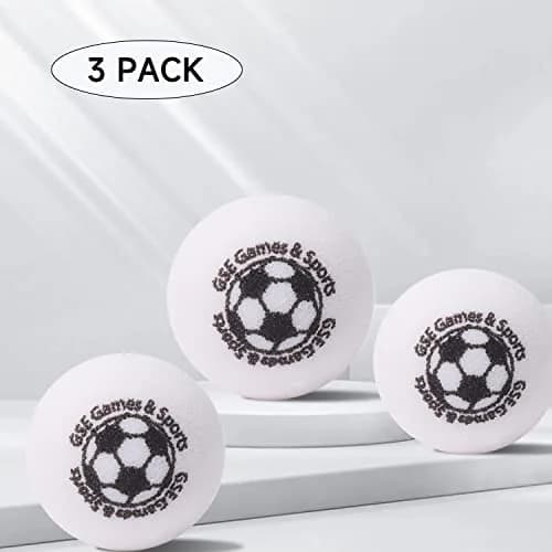 GSE Games & Sports Expert Foosball Replacement Balls, 35mm (1.38"), White, 3-Pack | Premium Urethane for Tournament & Home Use thumbnail 3