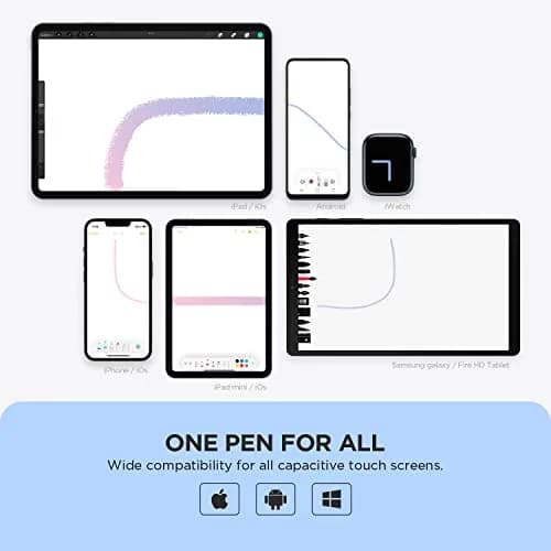 OASO Pink Capacitive Disc Stylus Pen | Universal Touch Screen Compatibility for Tablets & Phones thumbnail 2