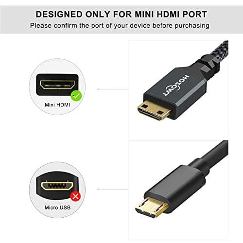 Twozoh Mini HDMI to HDMI Adapter 20cm (0.6FT) | Supports 4K@60Hz, 1080P, 3D thumbnail 5