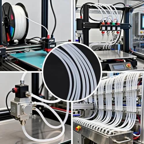 Quickun PTFE Teflon Tubing 3mm ID x 5mm OD | High-Temperature Resistant, 10Ft for 3D Printer thumbnail 5