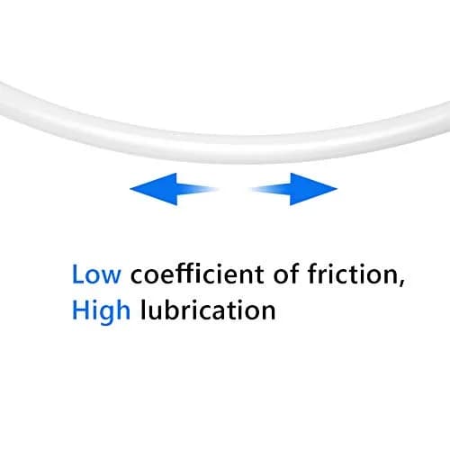 Quickun PTFE Teflon Tubing 3mm ID x 5mm OD | High-Temperature Resistant, 10Ft for 3D Printer thumbnail 3