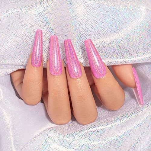 RARJSM Holographic Gel Nail Polish 7.5ml (0.25 Fl Oz) | UV/LED Cure, Long-Lasting Rainbow Effect thumbnail 4