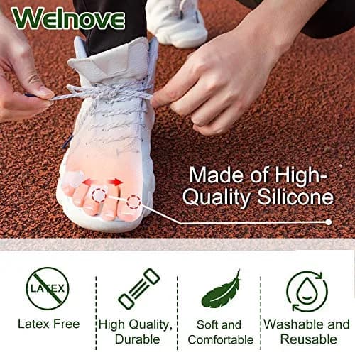 Welnove Gel Toe Separator Small Toe Cushions Pack of 12 | Prevents Rubbing & Reduces Pressure thumbnail 5