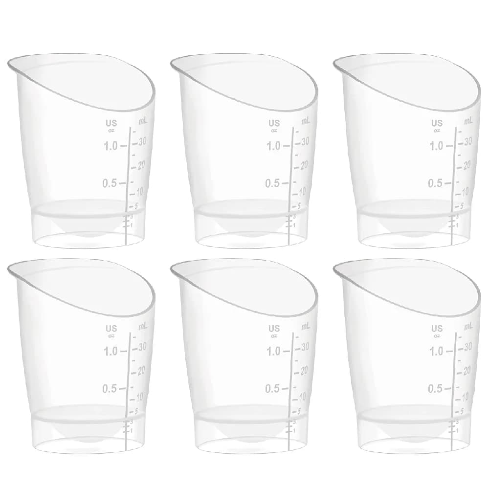 Maymom Baby Feeding Cup 1 oz | Reusable & Disposable Infant Milk Collection Cup — Transparent
