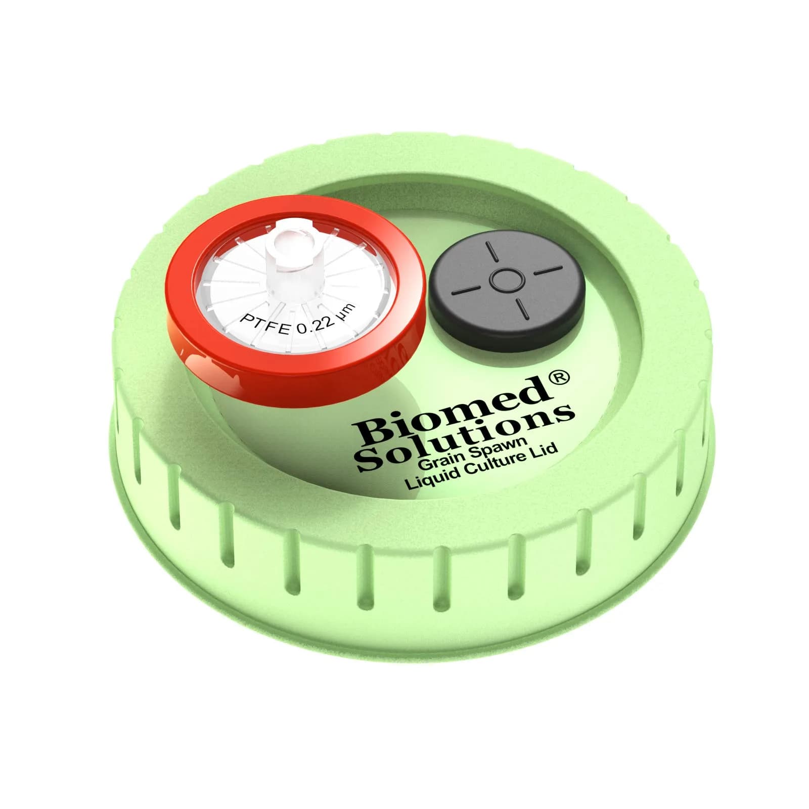 Biomed Solutions 6Pcs Regular Mouth Mushroom Liquid Culture Lids 70mm | Autoclavable & Reusable for Mycology