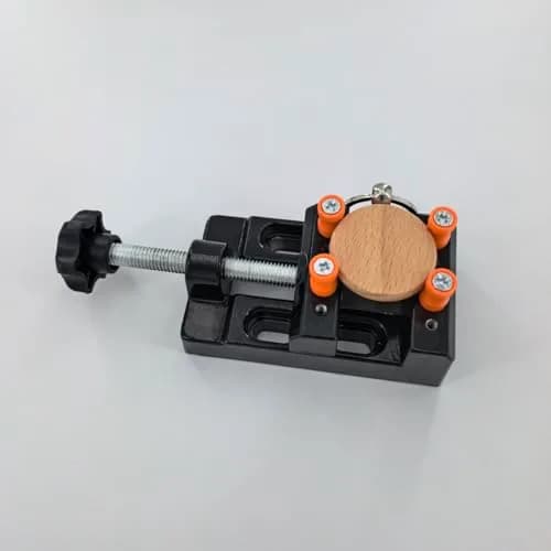 BUYSK Mini Bench Vice Clamp 10.4cm (4.1in) | Holds Small Parts for Crafting & Repair thumbnail 4